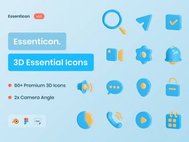 Essenticon – 3D 基本图标