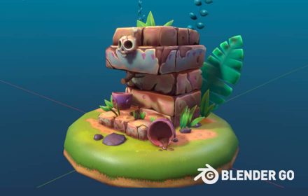 手绘风格化纹理的游戏贴图视频